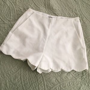 Scalloped Dress Shorts